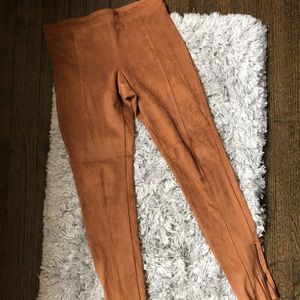 Women’s suede leggings